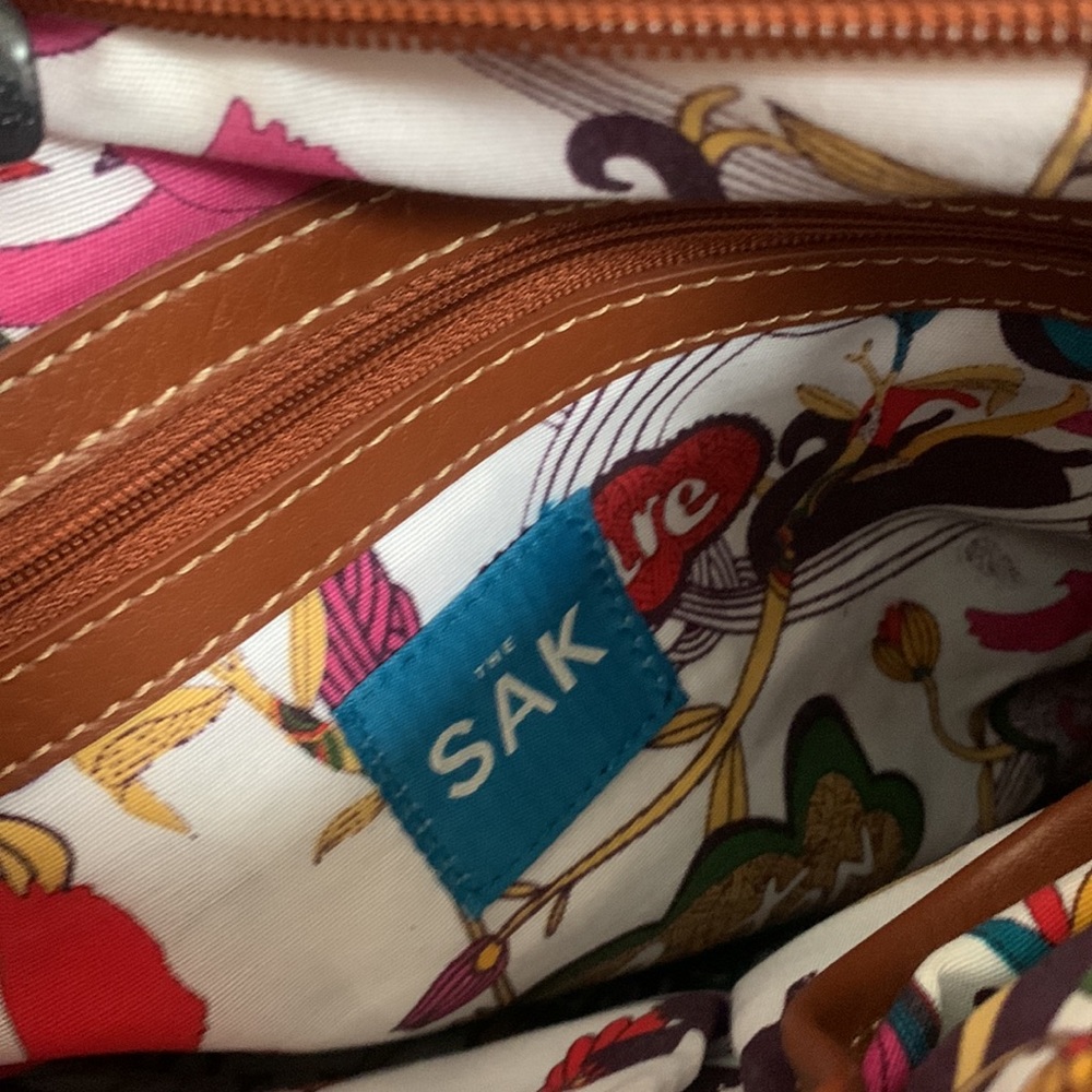 The Sak Tan and Brown Crossbody Bag - Picture 7 of 14